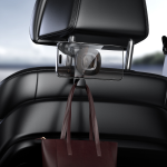 Hoco Magnetic Car Holder for Headrest H99 - Black Metal Gray